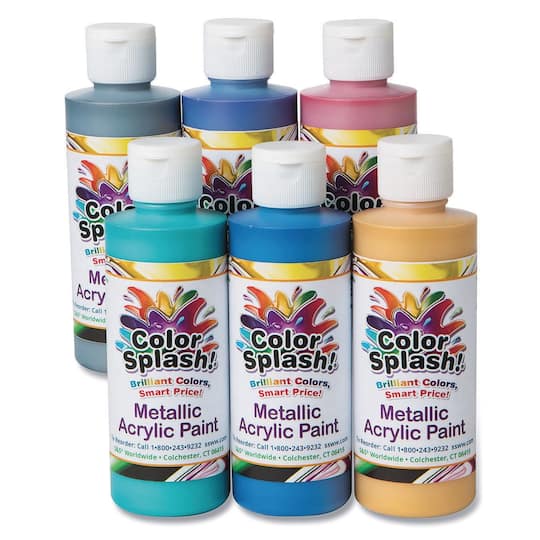 Color Splash!&#xAE; Metallic Acrylic Paint Set